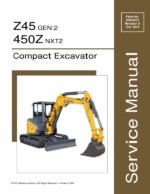 Gehl Z45 Gen 2, Mustang 450Z Nxt 2 CRepair Service Manual