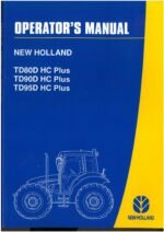 New Holland Td80d Td90d Td95d Tractor Owner Manual