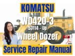 Komatsu WD420-3 Wheel Dozer Repair Manual