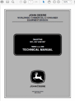John Deere 647, 657, 667 QuickTrak Technical Service Manual