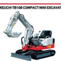 Takeuchi TB108 Operators Manual